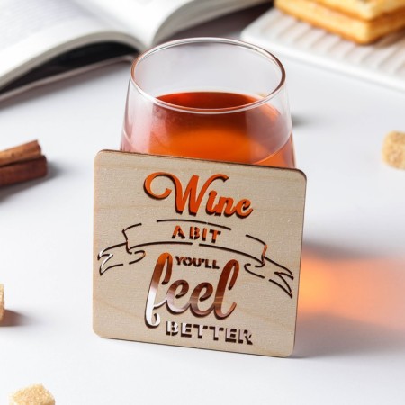 Hot Wine, 9 × 9 cm stand