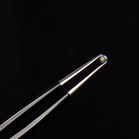 Rhinestones for decor, round, multi -size, transparent/holographic color-6