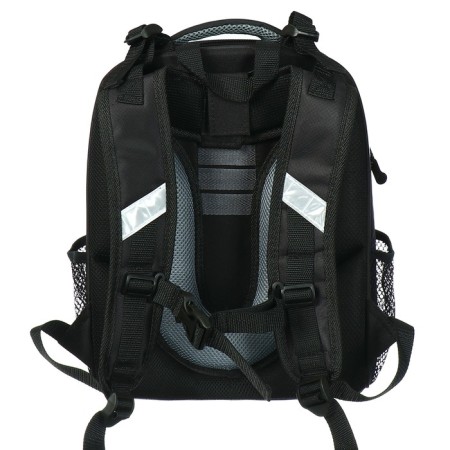 School backpack 38 x 30 x 16 cm, ergonomic back, Stavia "capybara", black-4