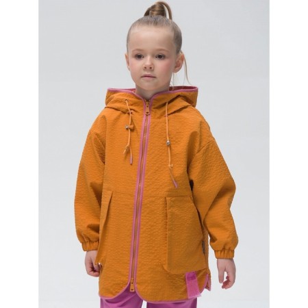 Windbreaker for girls, height 92 cm, amber color-4