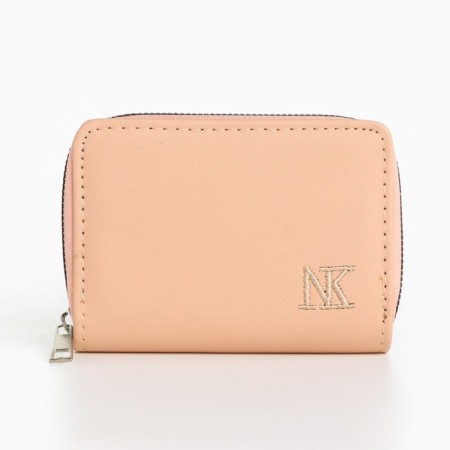 Women's wallet NK, 12x8 cm, beige color-2