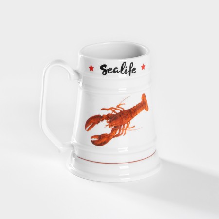 Porcelain SEALIFE porcelain glass, 600 ml, mix-1