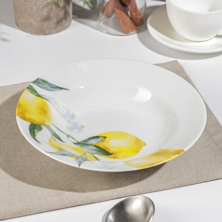 Deep plate "lemons", 250 ml, d = 20 cm