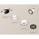 A set of built -in rotary lamp with composite crystal Ambrella Light, Techno, XM8101541, color white sand