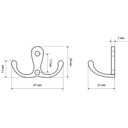 Hook-lick "Standard" 002 AC, color copper-1