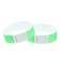 Paper control bracelet "Green neon" Tyvek