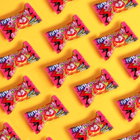 Caramel Lollice Fini "Boom" strawberry sour 5 g-1