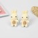 Clips children's "chosen" bunny, color beige-brown