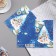 Postcard "Let the New Year bring happiness!" Congrev, embossing, snowman, 12.5x19.5 cm