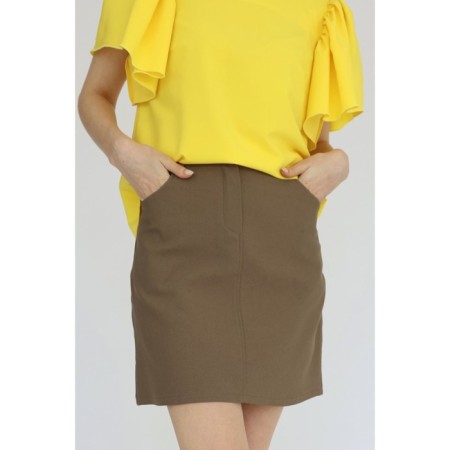 Skirt mini from jeans, size 52-1