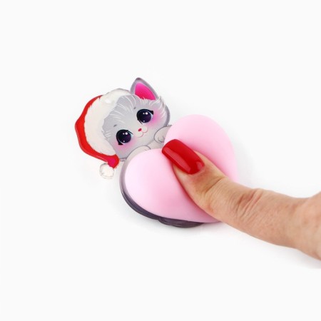 Magnet Antistress New Year's "New Year: Kitten NG", for New Year, 5.3 x 7.3 cm-2