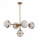 Suspension lamp ST LUCE. SL1157.303.05. Arbe. 5x40 W, E14, 105x63x55 cm, bronze color