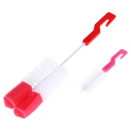 Set of brushes for dishes of Dolyan, 2 pcs: 25 × 6 cm, 12 × 2 cm, color mix-12