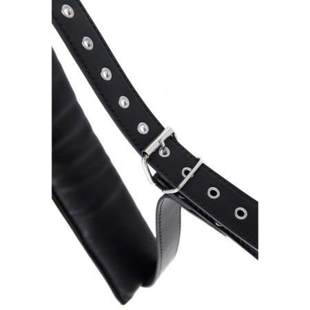 Fixing sling Anonymo, PU Skin, 145 cm, black color-3