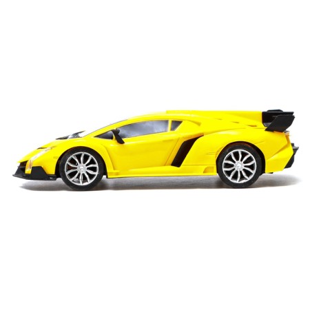 The machine is on the radio control, works from batteries, yellow color-1
