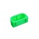 A hinged feeder - a drinker 4 x 6 x 11 cm, tray, plastic Greengo