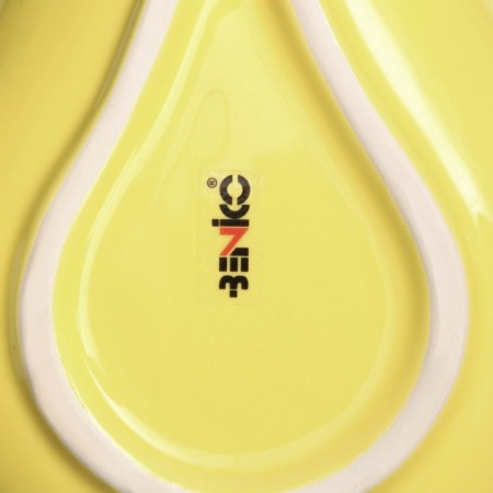Ceramic “pear” plate, deep, yellow, 20.5 cm, 1 variety, Iran-4