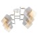 Camelia chandelier 6he27 40W white-gold 70x47x27 cm Bayerlux