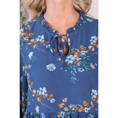 Women's dress, size 50, blue color-10