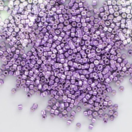 Glass beads 11/0 "cylinder. Lilac gloss" 10 g-1