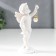 Polystone souvenir "Snowthrough angel with pearl" MIX 10.5x4.2x4.5 cm