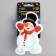 LED toy on Velcro "Snowman in the Hat" 7 × 10 cm, batteries Lr44x3, glow of multi