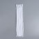 Lightning “Spiral”, No. 7, detachable, waterproof, automatic lock, 40 cm, white color