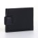 Male purse on the button, black color