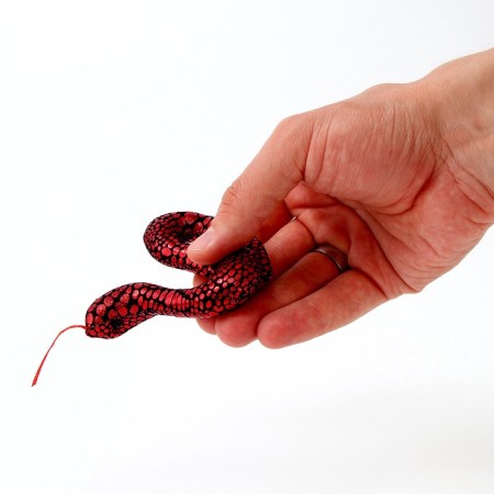 Soft magnet "Snake" shiny, 9 cm, color mix-2