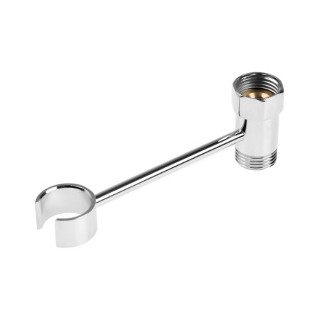 Accoona A376-1 shower holder, unregulated, plastic, chrome-1