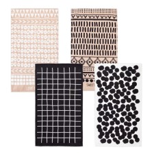 A set of kitchen towels of the share of Love Ethnic 35x60cm-4pcs, 100% cotton
