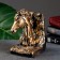 Holder for the books "Horse", 19x11x10cm, bronze
