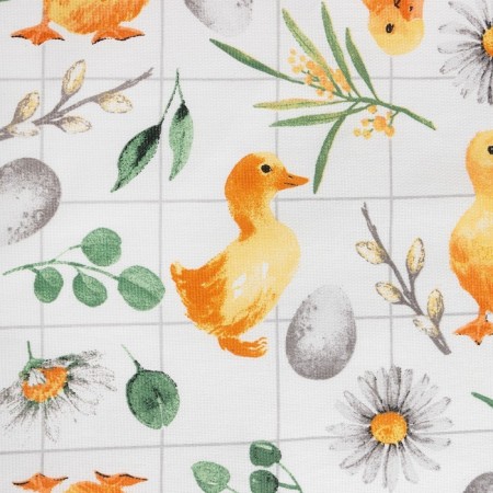 Dulyana tablecloth Duckling 149x250 cm, 100% cotton, mitch 164 g/m2-4