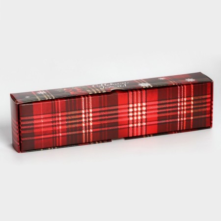 New Year. Box under 5 sweets "Fulfilling desires", 21x5x3.3 cm, confectionery packaging-2