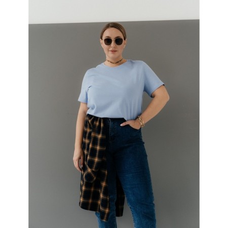 Women's T -shirt Bene, size 56, blue color-2