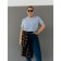 Women's T -shirt Bene, size 56, blue color