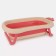 Bath Baby Rant Ferry, with a drain, 83x50 cm, folding, pink color