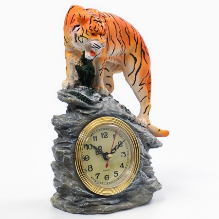 Tables table, fireplaces "Tiger", 7 x 19 x 22.5 cm, D of the dial - 8.5 cm-1