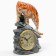 Tables table, fireplaces "Tiger", 7 x 19 x 22.5 cm, D of the dial - 8.5 cm