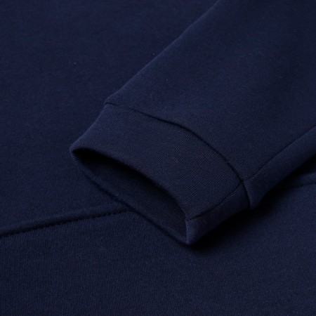 Male sweatshirt is laid down, the color is dark blue, size 56-2