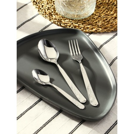 Set of cutlery "flowers", 18 objects, thickness 1.5 mm, silver color