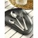 Set of cutlery "flowers", 18 objects, thickness 1.5 mm, silver color
