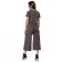 Female suit, size 48, brown color