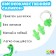 Set for swimming onlytop "dinosaurus": nose clip, beryushi, green color