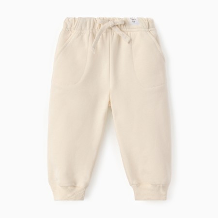 Pants for the baby Minaku: Basic Line Baby, beige color, height 62-68