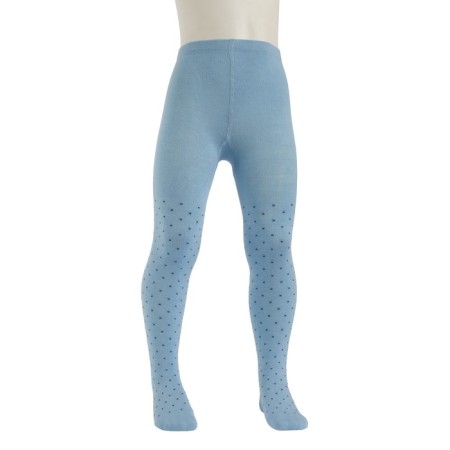 Колготки детские OMSA kids Collant 12Р31-2 горох Blu Сhiaro, размер 128-134-2