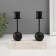 Gypsum candlestick, 2 candles "two balls" d = 2.5 cm 5.4x15x15 cm
