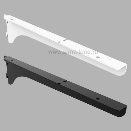 Bracket l = 370 mm right, white color