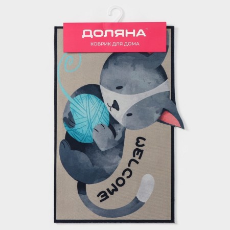 Walker -shaped rug -heading harassment “kitten”, without a edging, 39 × 59 cm-8