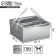 Gift folding box, packaging, "silver", 20 x 20 x 10 cm